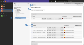 Screenshot: Create new record im Ordner "news-system-xx"